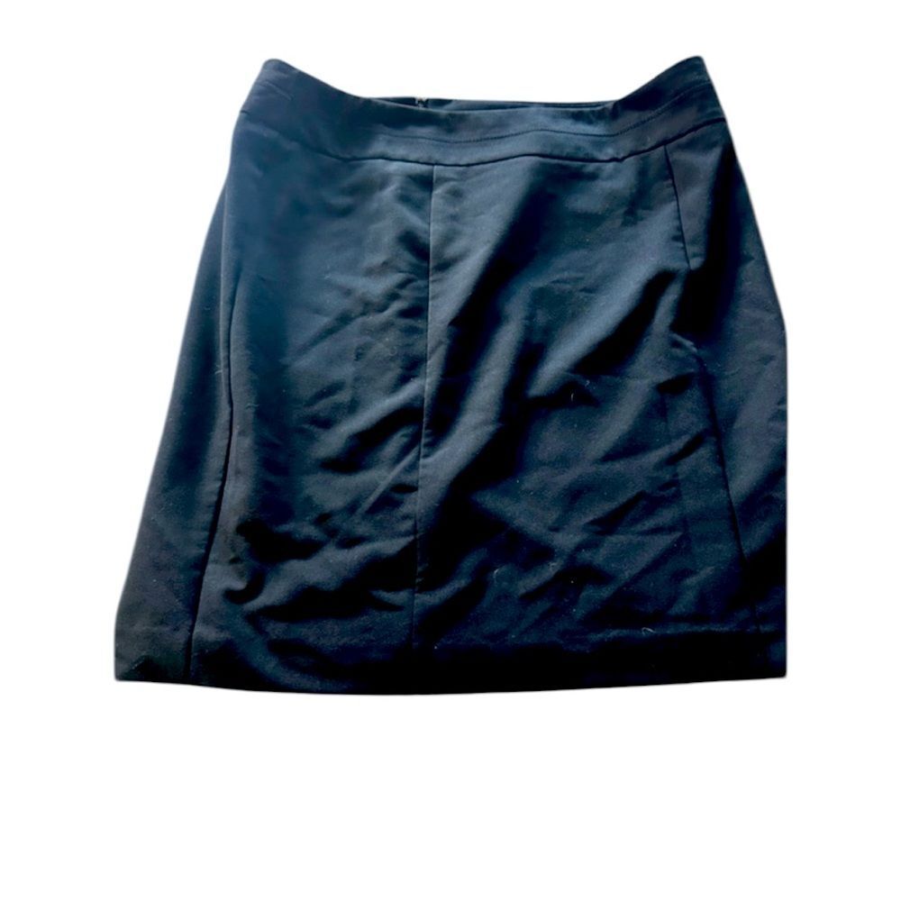 George’s Classic Black Pencil Mini Skirt - Size 12